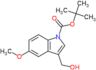 tert-butyl 3-(hydroxymethyl)-5-methoxy-1H-indole-1-carboxylate