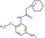 N-(5-Amino-2-methoxyphenyl)-4-morpholineacetamide