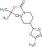 tert-butyl 4-(5-methyl-1,3,4-oxadiazol-2-yl)piperidine-1-carboxylate