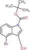 tert-butyl 4-bromo-3-(hydroxymethyl)indole-1-carboxylate