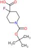 1-(tert-butoxycarbonyl)-4-fluoropiperidine-4-carboxylic acid