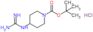tert-Butyl 4-carbamimidamidopiperidine-1-carboxylate hydrochloride (1:1)