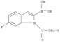 1-(1,1-Dimethylethyl) 2-borono-6-fluoro-1H-indole-1-carboxylate