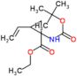 ethyl 1-[(tert-butoxycarbonyl)amino]-2-ethenylcyclopropanecarboxylate