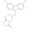 2,4-Thiazolidinedione,3-[3-(3,6-dichloro-9H-carbazol-9-yl)-2-hydroxypropyl]-