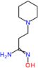 N'-hydroxy-3-(piperidin-1-yl)propanimidamide