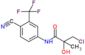 3-Chloro-N-[4-cyano-3-(trifluoromethyl)phenyl]-2-hydroxy-2-methylpropanamide