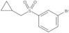 1-Bromo-3-[(cyclopropylmethyl)sulfonyl]benzene