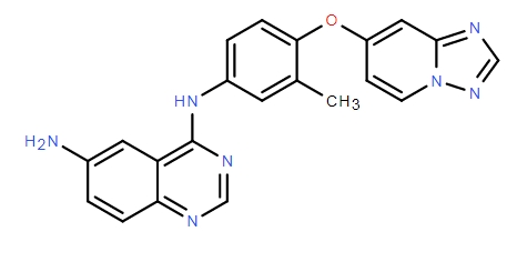 4,6-Quinazolinediamine, N-4-[3-methyl-4-([1,2,4]triazolo[1,5-a]pyridin-7-yloxy)phenyl]-