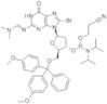 8-BROMO-5'-O-(4,4'-DIMETHOXYTRITYL)-N2-DIMETHYLAMINOMETHYLENE-2'-DEOXYGUANOSINE, 3'-[(2-CYANOETHYL…