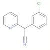 2-Pyridineacetonitrile, a-(3-chlorophenyl)-