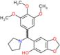 6-[pyrrolidin-1-yl(3,4,5-triméthoxyphényl)méthyl]-1,3-benzodioxol-5-ol