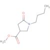 3-Pyrrolidinecarboxylic acid, 1-butyl-5-oxo-, methyl ester