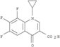 3-Quinolinecarboxylicacid, 1-cyclopropyl-6,7,8-trifluoro-1,4-dihydro-4-oxo-