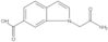 1-(2-Amino-2-oxoethyl)-1H-indole-6-carboxylic acid