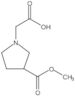 3-(Methoxycarbonyl)-1-pyrrolidineacetic acid