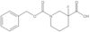 1-(Phenylmethyl) 3-fluoro-1,3-piperidinedicarboxylate