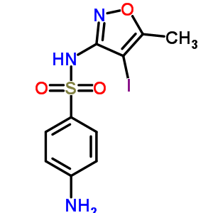 4-Amino-N-(4-iodo-5-methyl-3-isoxazolyl)benzenesulfonamide