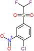 1-chloro-4-[(difluoromethyl)sulfonyl]-2-nitrobenzene