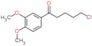 5-chloro-1-(3,4-dimethoxyphenyl)pentan-1-one