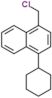 1-(chloromethyl)-4-cyclohexylnaphthalene