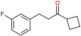 1-cyclobutyl-3-(3-fluorophenyl)propan-1-one