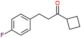 1-cyclobutyl-3-(4-fluorophenyl)propan-1-one