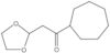 1-Cicloheptil-2-(1,3-dioxolan-2-il)etanona