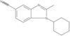 1-Cyclohexyl-2-methyl-1H-benzimidazole-5-carbonitrile