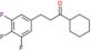 1-cyclohexyl-3-(3,4,5-trifluorophenyl)propan-1-one