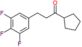 1-Cyclopentyl-3-(3,4,5-trifluorophenyl)-1-propanone