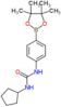 1-cyclopentyl-3-[4-(4,4,5,5-tetramethyl-1,3,2-dioxaborolan-2-yl)phenyl]urea