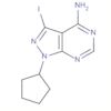 1H-Pyrazolo[3,4-d]pyrimidin-4-amine, 1-cyclopentyl-3-iodo-