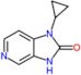 1-cyclopropyl-1,3-dihydro-2H-imidazo[4,5-c]pyridin-2-one