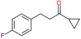 1-Cyclopropyl-3-(4-fluorophenyl)-1-propanone