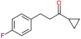1-cyclopropyl-3-(4-fluorophenyl)propan-1-one