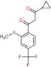 1-cyclopropyl-3-[2-(methylsulfanyl)-4-(trifluoromethyl)phenyl]propane-1,3-dione