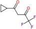 1-cyclopropyl-4,4,4-trifluorobutane-1,3-dione