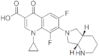 Ácido 1-ciclopropil-6,8-difluoro-1,4-dihidro-7-[(4aS,7aS)-octahidro-6H-pirrolo[3,4-b]piridin-6-i...