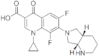 3-Quinolinecarboxylic acid, 1-cyclopropyl-6,8-difluoro-1,4-dihydro-7-(octahydro-6H-pyrrolo[3,4-b]pyridin-6-yl)-4-oxo-, (4aS-cis)-