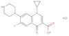 3-Quinolinecarboxylic acid, 1-cyclopropyl-6-fluoro-1,4-dihydro-4-oxo-7-(1-piperazinyl)-, hydrochlo…