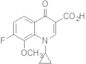 1-Cyclopropyl-7-fluoro-8-methoxy-4-oxo-1,4-dihydroquinoline-3-carboxylic acid