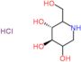 (3R,4R)-2-(hydroxymethyl)piperidine-3,4,5-triol hydrochloride