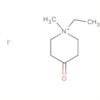 Piperidinium, 1-ethyl-1-methyl-4-oxo-, iodide