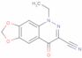 1-ethyl-1,4-dihydro-4-oxo[1,3]dioxolo[4,5-g]cinnoline-3-carbonitrile