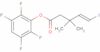 2,3,5,6-tetrafluorophenyl-3,3-dimethyl-5-iodo-4-pentenoate