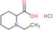 1-Ethylpiperidine-2-carboxylic acid hydrochloride (1:1)