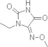 1-Ethyl-2,4,5-imidazolidinetrione 5-(O-methyloxime)