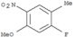 Benzene,1-fluoro-5-methoxy-2-methyl-4-nitro-