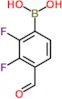 (2,3-difluoro-4-formylphenyl)boronic acid